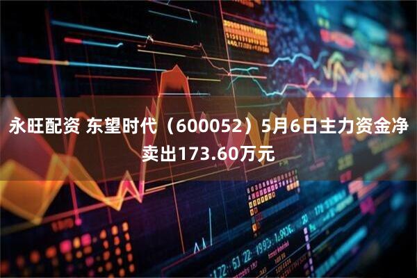 永旺配资 东望时代（600052）5月6日主力资金净卖出173.60万元